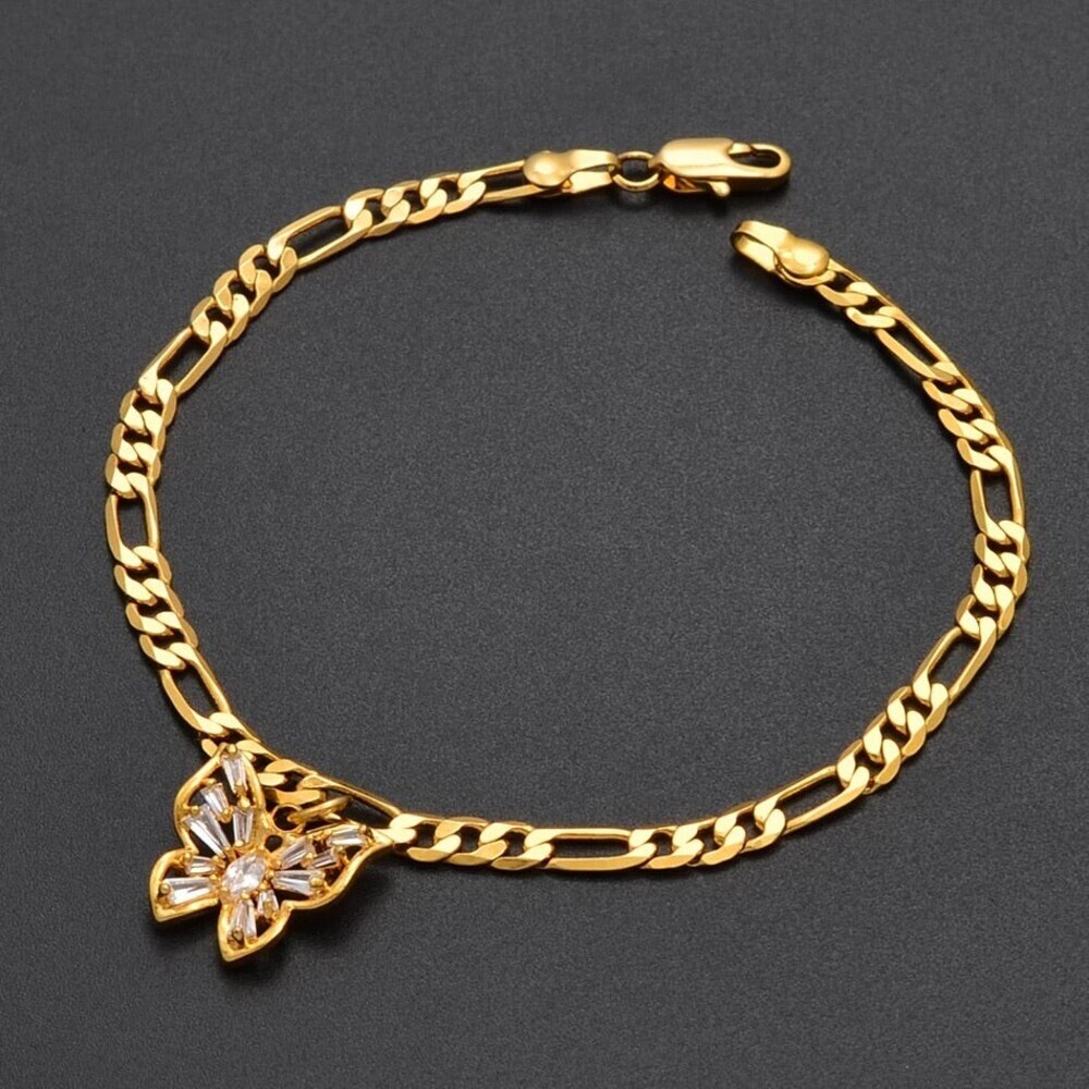 butterfly anklet - Picture 3 of 4